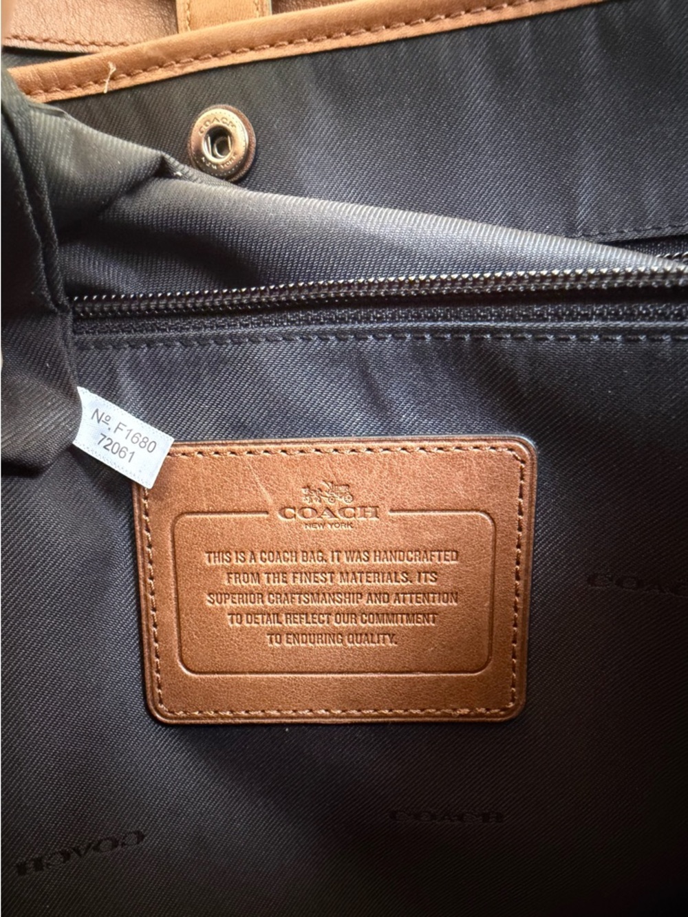 Coach Metropolitan Courier Leather Laptop Messenger Shoulder Bag Briefcase 72061 - Picture 15 of 16